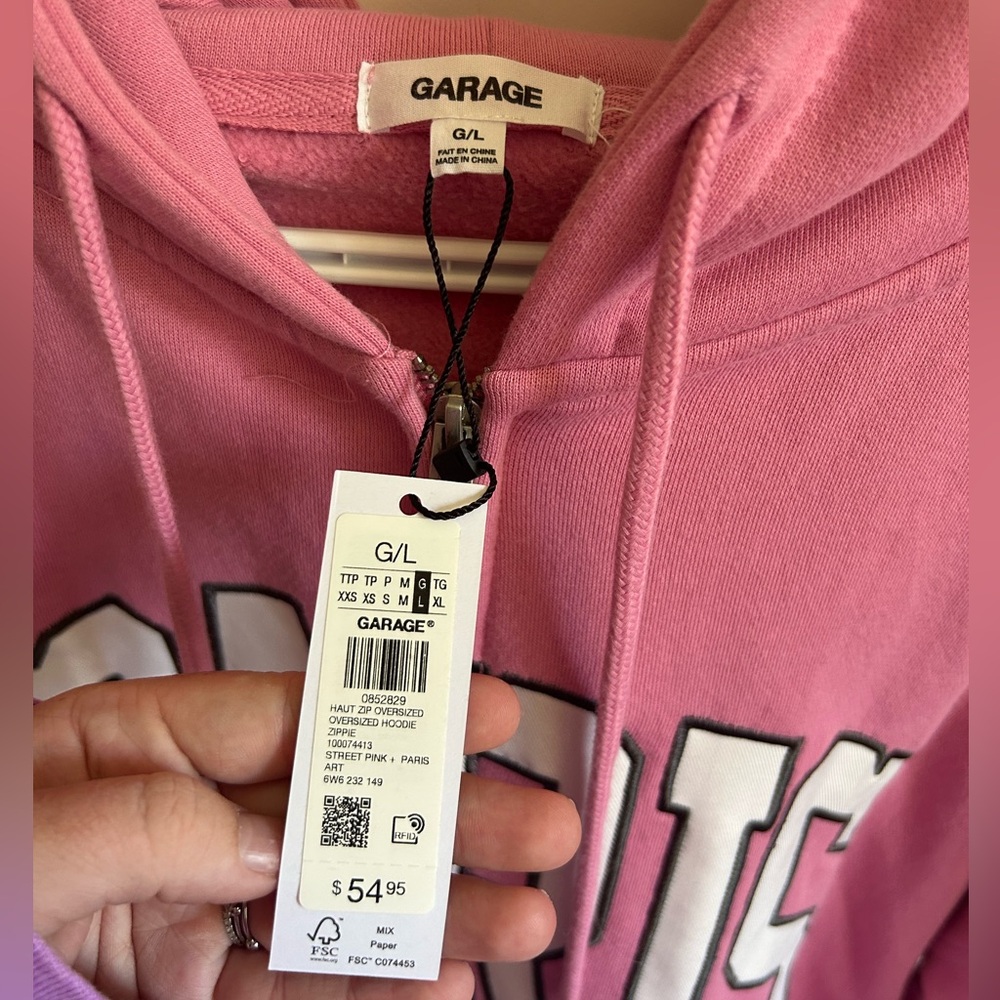 NWT Garage Zip Up - Picture 3 of 4